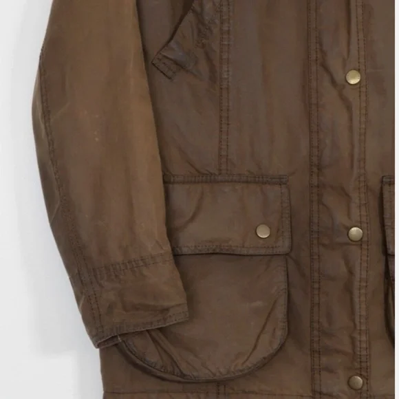 Barbour “Vintage Beadnell” Waxed Cotton Jacket - Picture 6 of 13